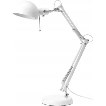 Lampička IKEA FORSA Stolní lampa, lampička BÍLÁ