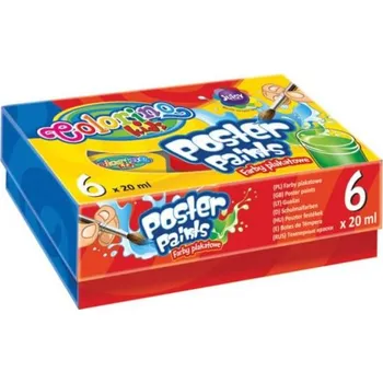 Vodová barva Colorino temp. barvy 6ks 20ml