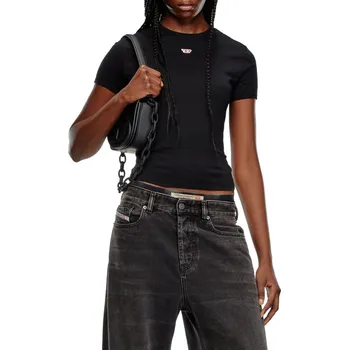 Dámské tričko TRIČKO DIESEL T-UNCUTIE-LONG-D T-SHIRT BLACK