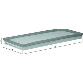 Filtr do auta Vzduchový filtr MAHLE LX 1751