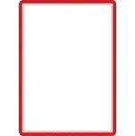 djois magnetický rámeček - Magneto Solo, A3, červený, 2 ks