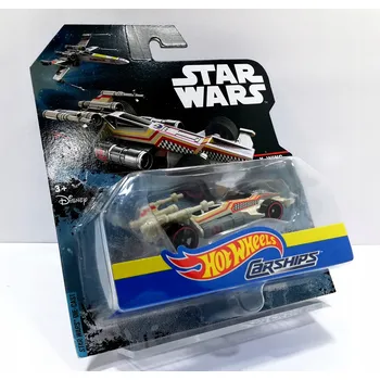 autíčko Sada Star Wars Autíčka - Kosmické lodě Classic X-Wing Fighter Hot Wheels DPV24/DPV26
