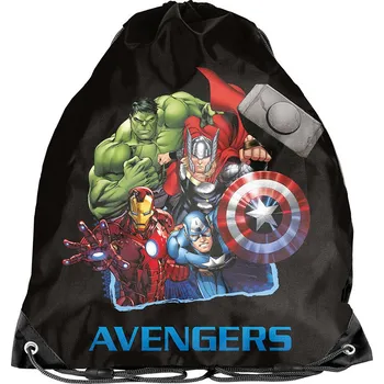 Školní sáček PASO Sáček na obuv Power Avengers černý