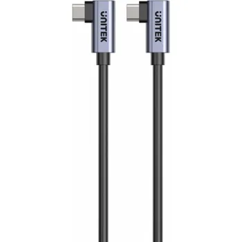 Datový kabel UNITEK C14147ABK01-1M - USB C 90°/90° PD 100W M/M 1M