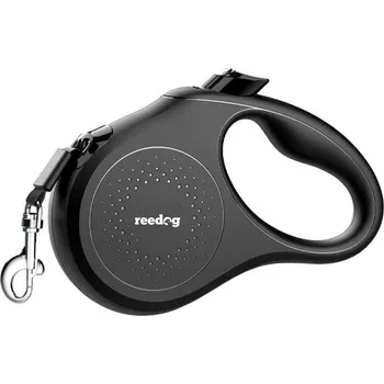 Vodítko pro psa Reedog Senza Basic samonavíjecí vodítko M 25kg/ 5 m páska / pastelové černé
