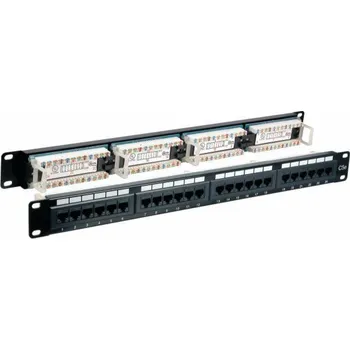 Patch panel EFB Patch panel 1U 24x RJ45 Cat.5e UTP (37584.1)