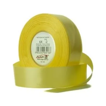 Stuha ALIGA stuha 6/32m -02 žlutá hladká /4/