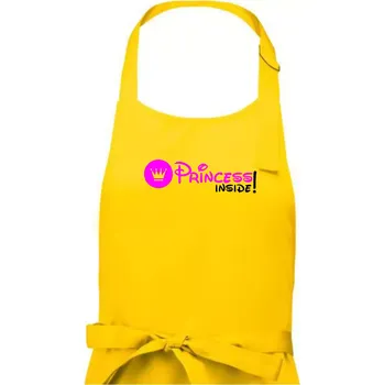 Kuchyňská zástěra Princess! Inside! - Pánská zástěra na vaření - Univerzální velikost ( Žlutá )