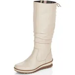 Dámská Dámské kozačky REMONTE R8475-80 béžová W5 R8475-80 WHITE H/W5 44