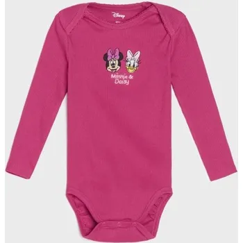 Sinsay - Žebrované žerzejové body Minnie Mouse - fialová - 8768Q-40X - 8768Q-40X-68