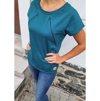 Kulišárny Dámské tričko TEAL kojicí Velikost: 42