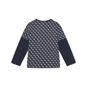 Dámské oblečení Guess Halenka L5YI18 K8HM4 Tmavomodrá Regular Fit 16Y