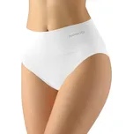 Gina Výhodné balení 5 kusů - Klasické bambusové kalhotky 00039P Barva/Velikost: bílá / M/L