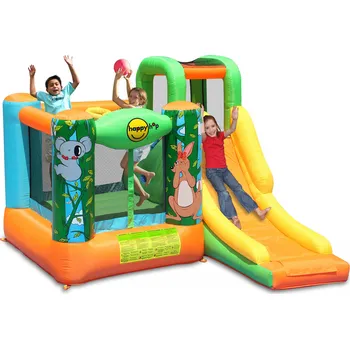 Skákací hrad Happy Hop Džungle skákací hrad se skluzavkou a zvířátky