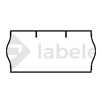 Speciální papír Labelea Samolepicí etikety do kleští, 26x12 mm Contact bílé, odlepitelné, Barva etiket Bílá ECN2612CON36W