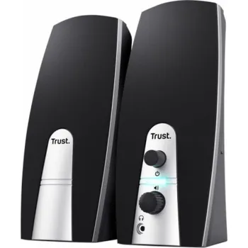 Počítačový reproduktor Trust BASICS 24660, stříbrný/černý, 5 W