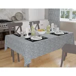 Orbytex Ubrus teflonový - vlnka šedá Rozměry: 120x120, Tvar: Čtverec