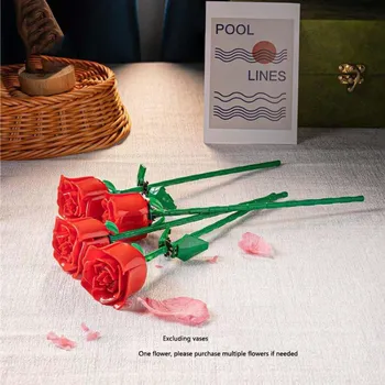 ostatní stavebnice Zhe Gao Červená růže stavebnice