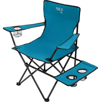kempingová židle Nils Skládací kempingová židle Camp NC3301 modro-šedá