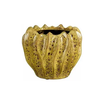 Květináč Květináč Mica 1173926, keramický, O 21,5 cm, žlutý