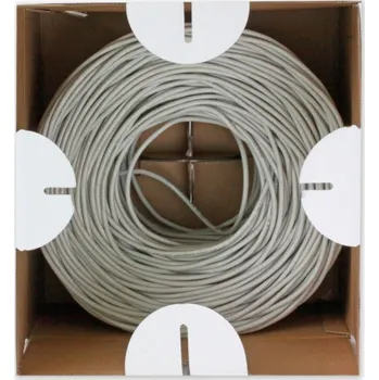 Síťový kabel Techly ITP-C6F-FL síťový kabel Šedá 305 m Cat6 F/UTP (FTP)