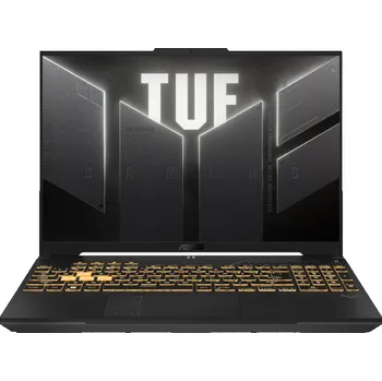 Notebook ASUS TUF Gaming F16 FX607VU-I5085W -Gaming Intel Core Ultra 5 210H Laptop 40,6 cm (16") Full HD+ 8 GB DDR5-SDRAM 512 GB SSD NVIDIA GeForce RTX 4050 Wi-Fi 6 (802.11ax) Windows 11 Home Šedá