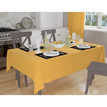 ubrus Orbytex Ubrus teflonový BA04 - žlutý Rozměry: průměr 120, Tvar: Kulatý