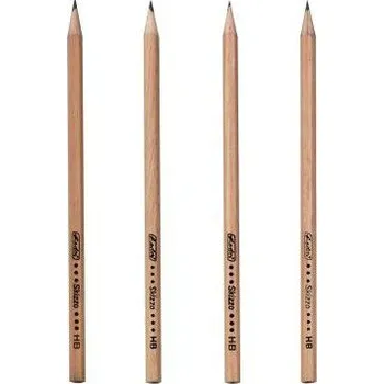 Grafitová tužka Herlitz - Tužka HB 4ks přírodní