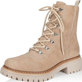 Dámská obuv Dámská kotníková obuv RIEKER 72643-60 béžová W5 42