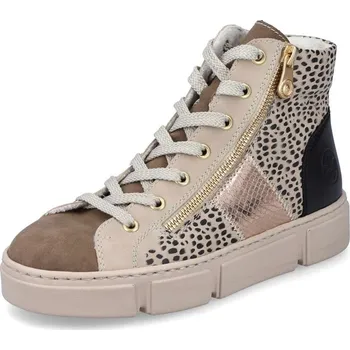 Dámské kozačky Dámská kotníková obuv RIEKER N5931-62 béžová W5 41