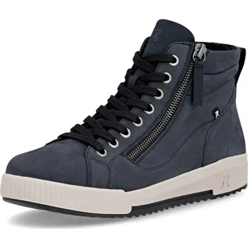 Dámské kozačky Dámská kotníková obuv RIEKER W0164-14 modrá W5 42