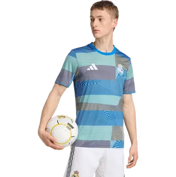 Míčový sport Pánský předzápasový dres Adidas Real Madrid 25/26 modrý