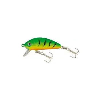 Umělá nástraha Kamasaki Wobler Perch 1 Zelená - Žlutá 3cm 3g