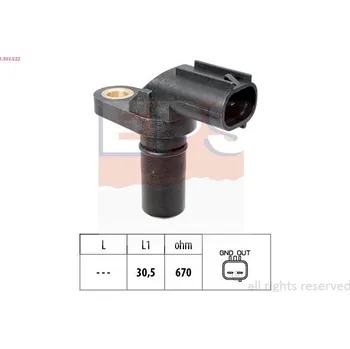 Kliková hřídel Senzor, otáčky motoru EPS 1.953.522