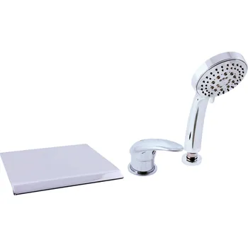 Vodovodní baterie DUNAJ - Vanová baterie 3-otvorová, vodopád, Chrom D474.0Y, RAV Slezák Barva: Chrom, Rozměr: 3,8"