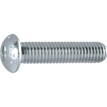 Šroub SCH Šroub s plochou zaoblenou hlavou ISO7380-1 vnitřní 6hran, 10.9 ocel pozink (prodej po balení) Varianta: Šroub s plochou zaoblenou hlavou ISO7380-1 vn.6hran M4x12, 10.9 ocel pozink