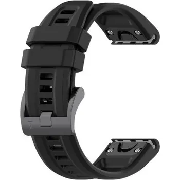 Řemínek na hodinky BSTRAP | BStrap Silicone Carson reminek na Garmin Fenix 5x / 5x Plus / 6x / 6x Pro / 7x / 8 51mm, black