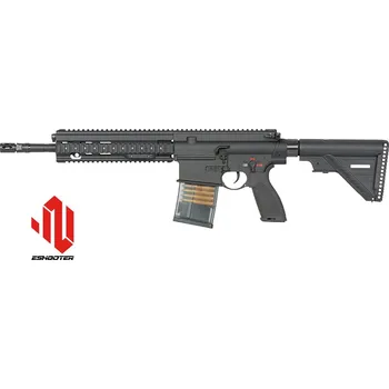 Airsoftová zbraň East Crane EC-202 útočná puška HK417 Procesorovka černá elektrická