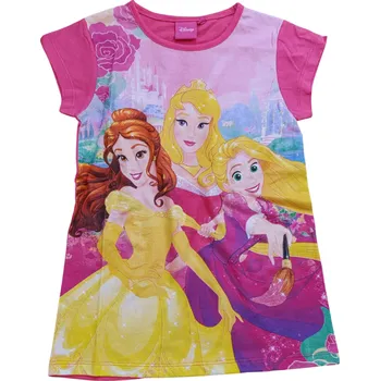 Dívčí noční košile Sun City Dívčí noční košile PRINCEZNY krátký rukáv růžová Růžová, Velikost: 98 98