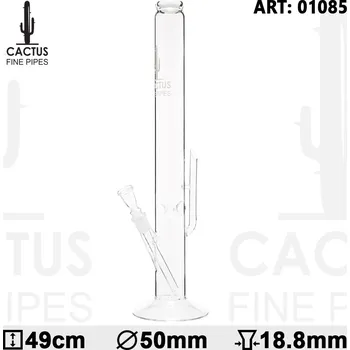 Skleněný bong Cactus, 49 cm, 1 ks