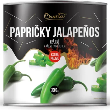 Hotové jídlo Bassta papričky krájené 3000 g 