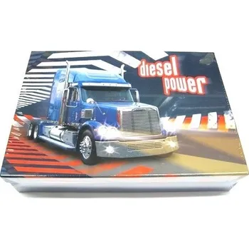 Školní kufřík Školní krabice do lavice Diesel power