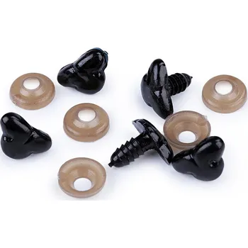 Čumák s pojistkou 11x17 mm černá 5 sada