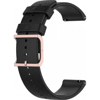Řemínek na hodinky BSTRAP | BStrap Silicone Rain reminek na Xiaomi Amazfit Stratos 2/2S/3, black (SSG014C1104)
