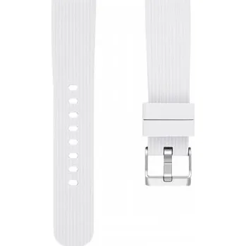 Řemínek na hodinky BSTRAP | BStrap Silicone Line (Large) reminek na Xiaomi Amazfit GTR 42mm, white (SSG003C0503)