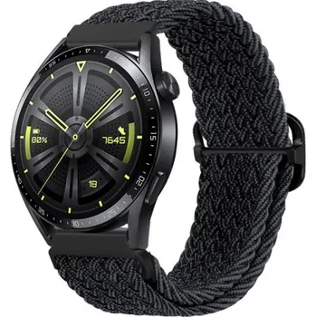 Řemínek na hodinky BSTRAP | BStrap Braid Nylon reminek na Garmin Vivoactive 4, black (SSG035C0205)