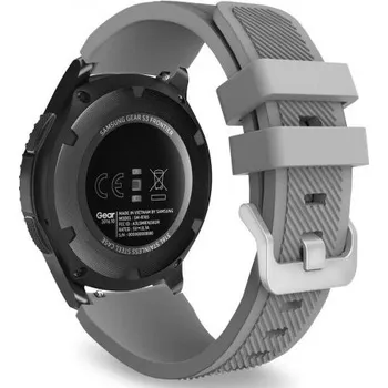 Řemínek na hodinky BSTRAP | BStrap Silicone Sport reminek na Huawei Watch 3 / 3 Pro, gray (SSG006C0811)