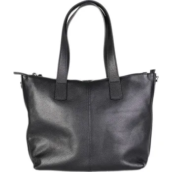 Kabelka ITALSKÉ Dámské kožené kabelky kvalitní černé Wojena