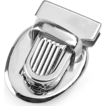 Sada zapínání na tašku mini 18x24 mm nikl 2 sada