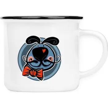 Pánské tričko Keramikáček s potiskem Blue BooA dog gentleman